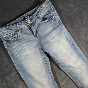 Kensie Jeans‎ Skinny Leg Mid Rise Light Wash Denim Casual Size 4/27